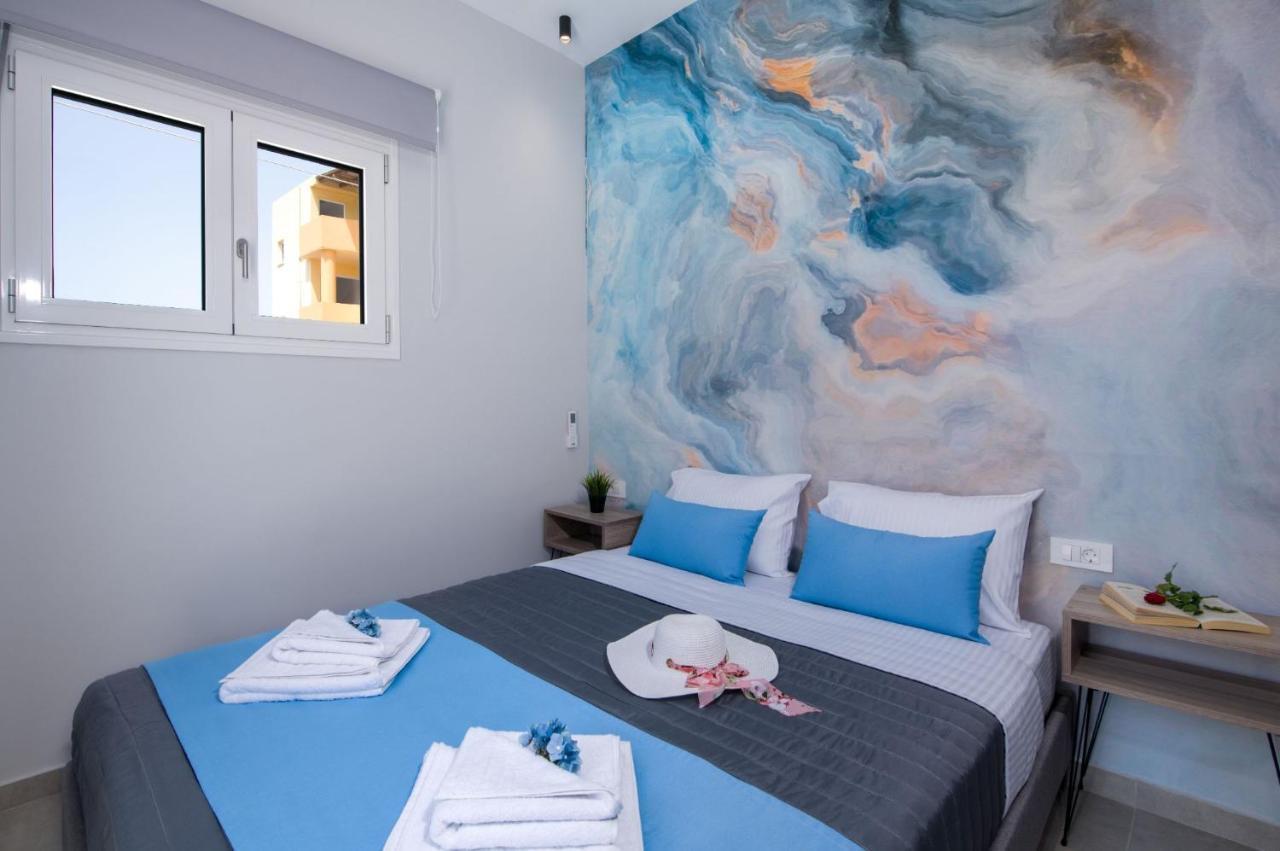 Luxury Villa Eva-Mari With Jacuzzi, 50M From The Beach Stalos Exterior photo
