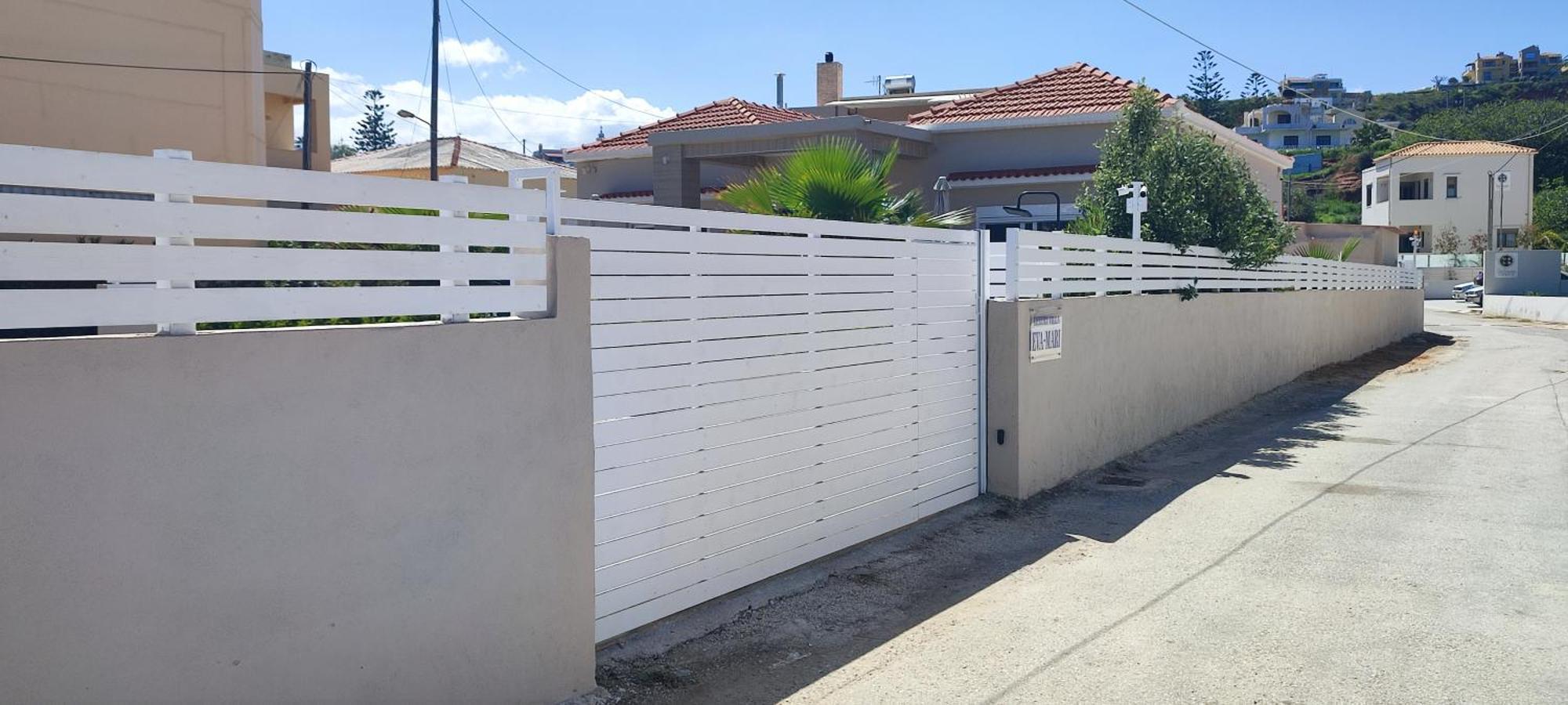 Luxury Villa Eva-Mari With Jacuzzi, 50M From The Beach Stalos Exterior photo